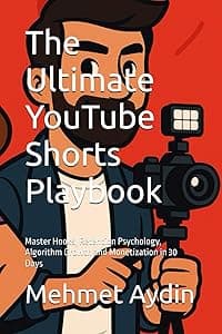 The Ultimate YouTube Shorts Playbook: Master Hooks, Retention Psychology, Algorithm Growth and Monetization in 30 Days