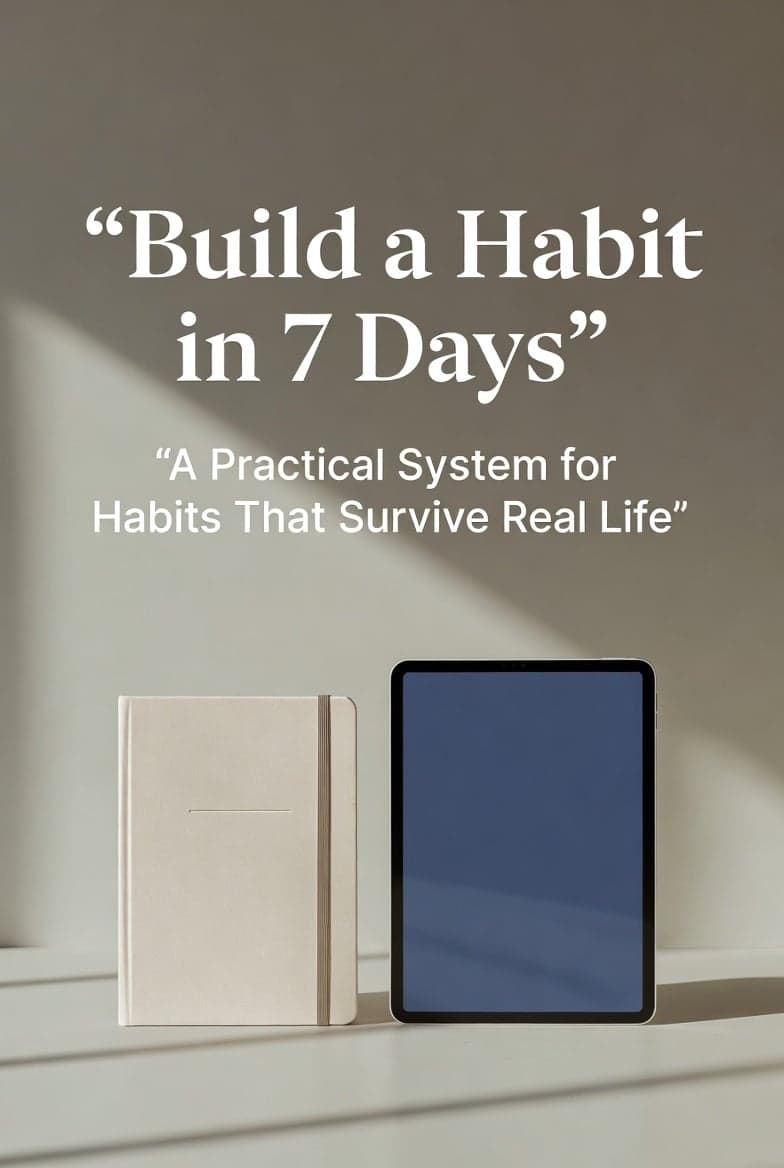 Build a Habit in 7 Days: Simple System to Make Any Habit Stick Forever
